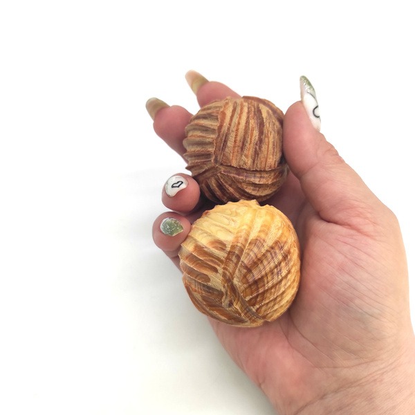Juniper Wood Massage Balls - Natural Hand & Body Massager