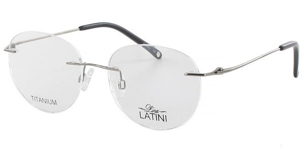 Lina Latini 62603-03B Titanium Unisex Medical Eyeglass Frames