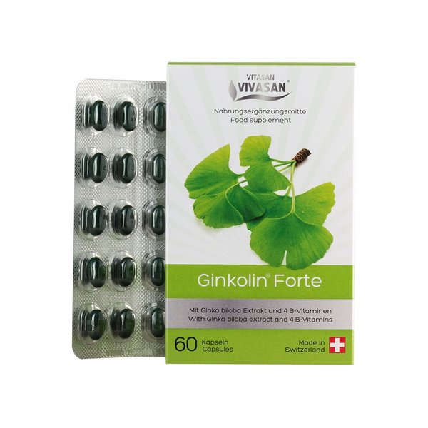 Vivasan Ginkolin Forte: Boost Brain & Heart Blood Flow