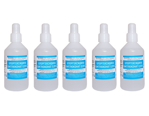 Chlorhexidine 0.05% Solution (100ml x 5 Bottles)