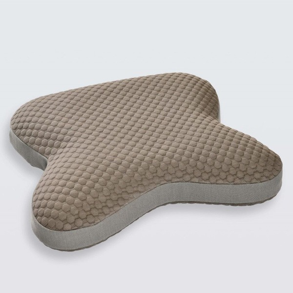 LUBUA Lepapi Premium Orthopedic Pillow Butterfly Shape Mocha 47x54 cm