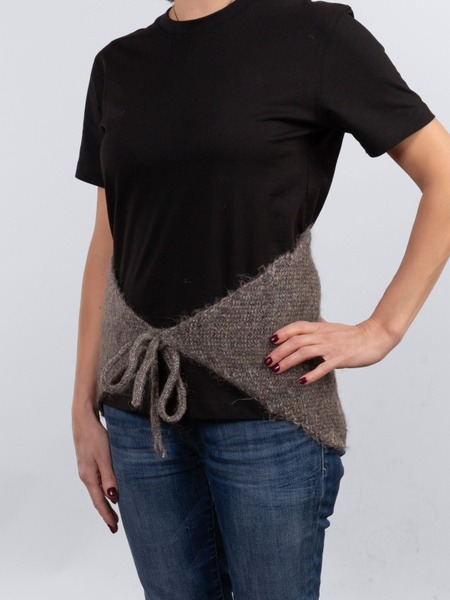 Heating Therapeutic Wool Belt for Back Pain Relief