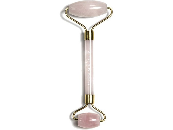 Rose Quartz Facial Roller: COSMEDIX Crystal Roller for Face Massage