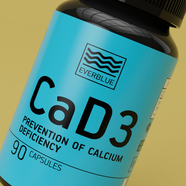 Everblue Calcium + Vitamin D3 600 IU Supplement