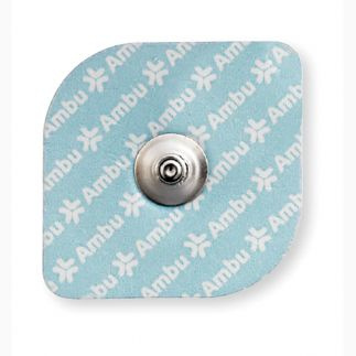 WHITESENSOR 4831Q ECG Electrodes | Solid Gel, Foam Base (37x37mm) | 60 Count Pack