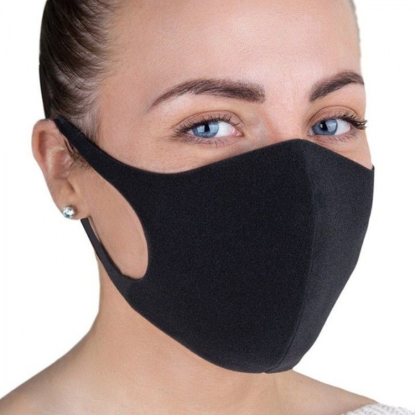 Reusable Neoprene Black Master Mask