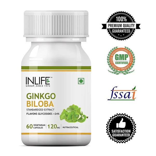 InLife Ginkgo Biloba 60 Capsules (120mg)