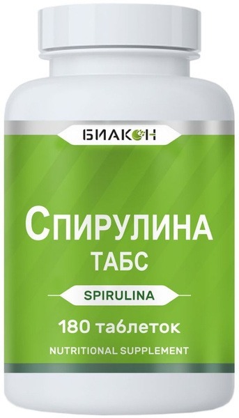 Spirulina Tablets (200 Count) - Biocon: Plant-Based Protein & Algae