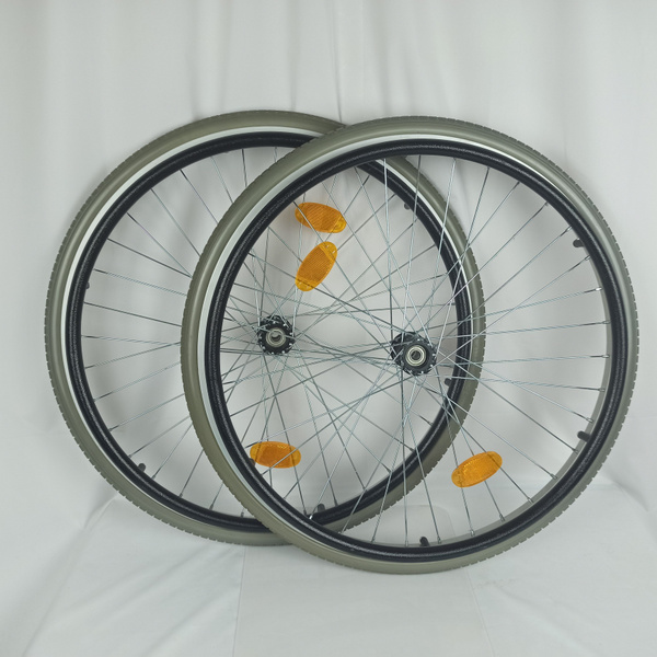 Lightweight Aluminum Wheelchair Rear Wheels (600x50x12) - Pair