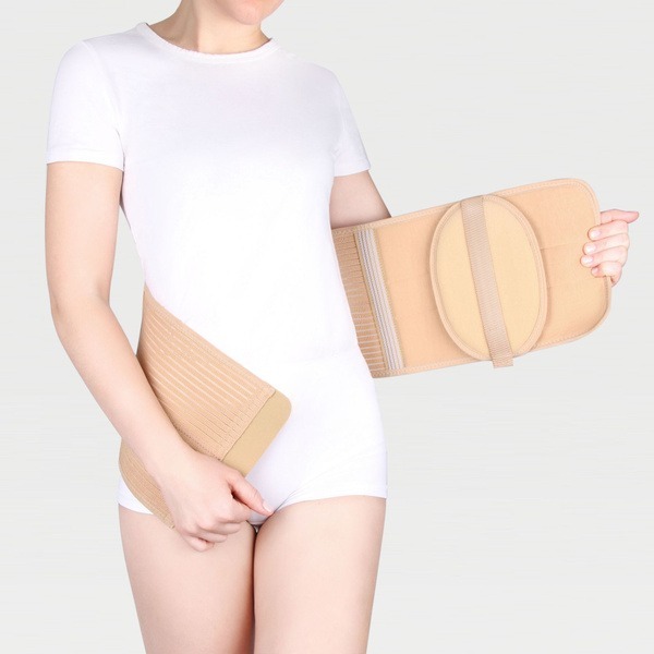 Adult Umbilical Abdominal Binder Support Belt - GP-20, Size Small