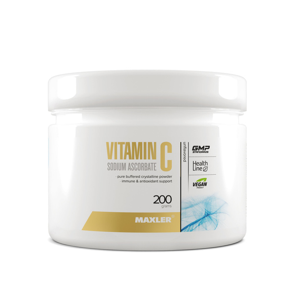 Maxler Vitamin C Powder (Sodium Ascorbate) - 200g