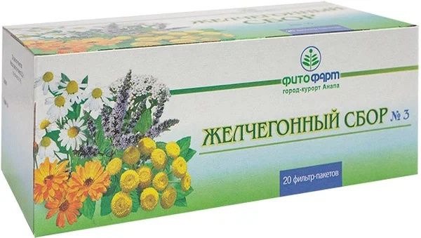 Phyto Farm Cholagogue Herbal Tea No. 3 (20 Tea Bags)