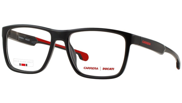 Carrera Ducati 010 OIT Sunglasses - Glossy Black with Red Accents