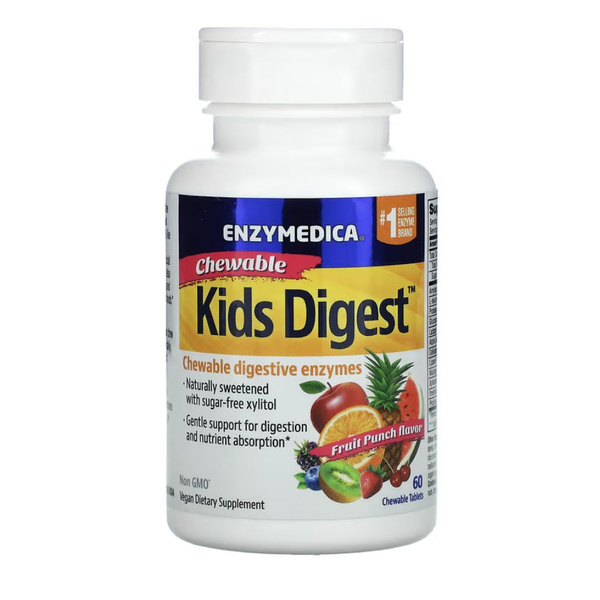 Kids' Digestive Enzymes: 60 Tablets