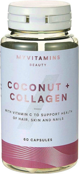 Coconut & Collagen Gummies for Hair, Skin & Nails (60 Capsules)