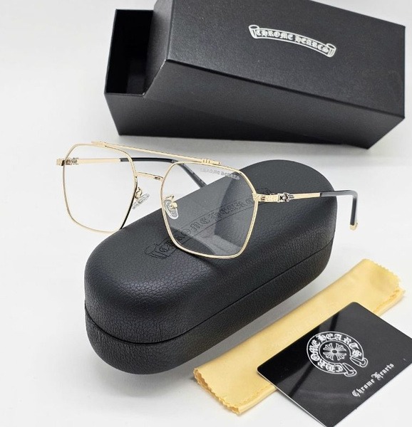 Unisex Eyeglass Frames & Case Set: Glasses, Box, Cloth