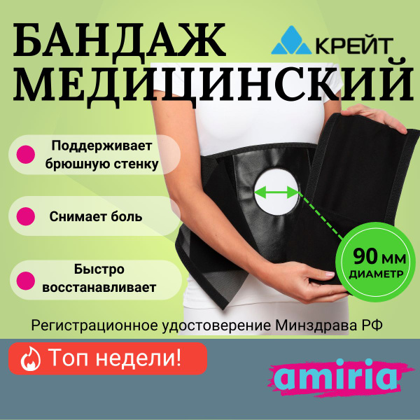 Post-Surgery Ostomy Support Belt