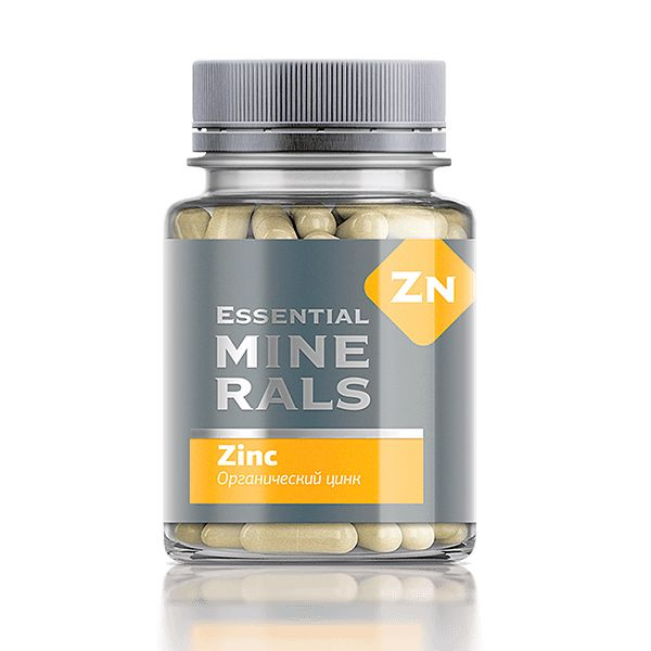 Organic Zinc Siberian Supplement - 60 Capsules