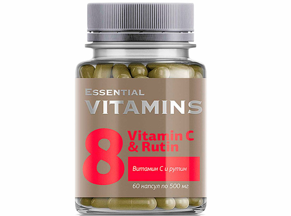 Siberian Health Vitamin C & Rutin Supplement - 60 Capsules