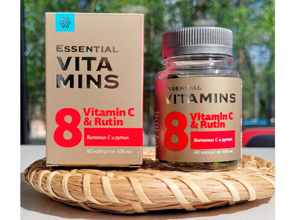 Vitamin C & Rutin Supplement: 60 Capsules
