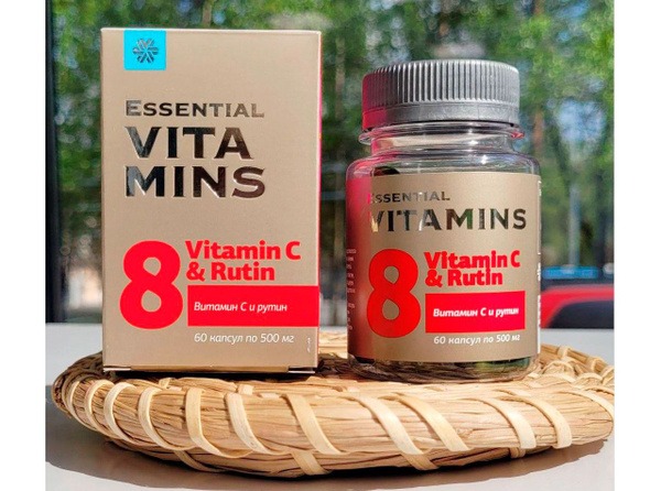 Vitamin C & Rutin Supplement - Siberian Health - 60 Capsules