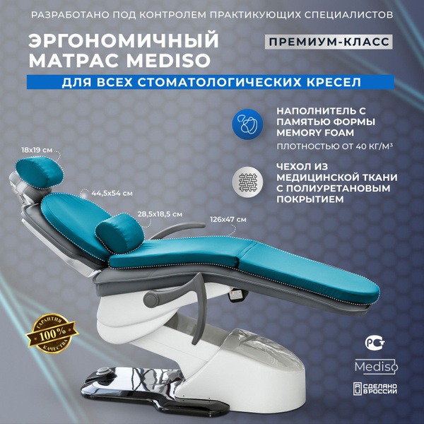 Mediso Dental Mattress - 50x170cm