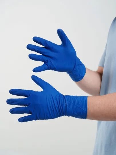 Heavy-Duty Latex Gloves, Size Large (3 Pairs)