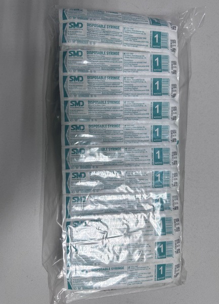 Insulin Syringes 3-Part 1ml with Needle (100 Pack) - Russia