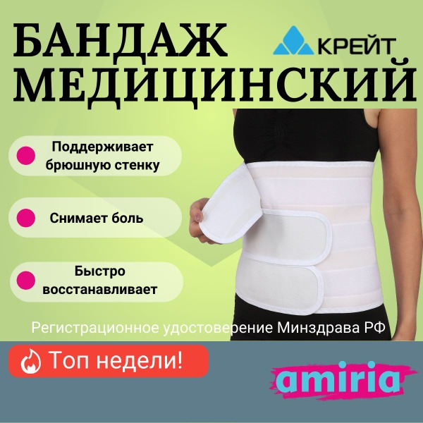 Abdominal Support Binder: Post-Surgery, Postpartum & Cesarean Belt for Men & Women
