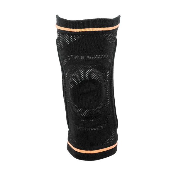 Knee Brace with Enhanced Patellar Support (Black-Orange)