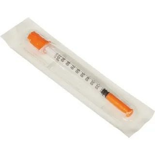 1ml Insulin Syringe with Integrated 30G x 13mm Needle (100 Pack) - Germany