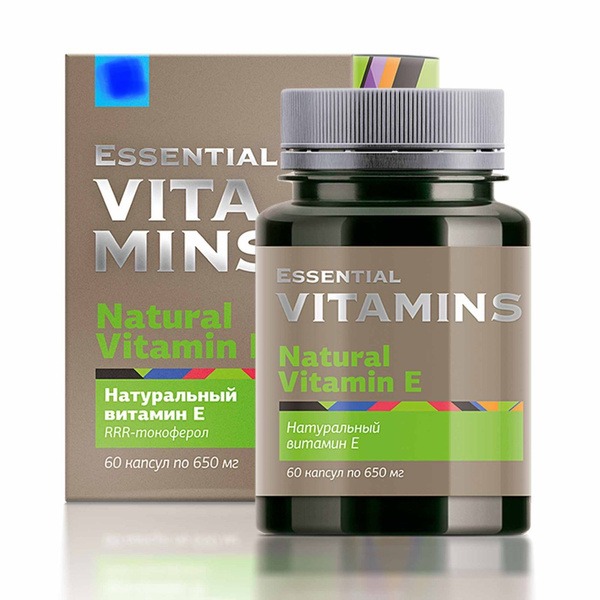 Natural Vitamin E 60 Capsules