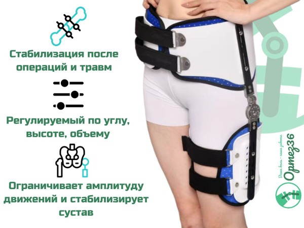 Adjustable Hip Immobilizer Orthosis ORTOBRACE TRB-061