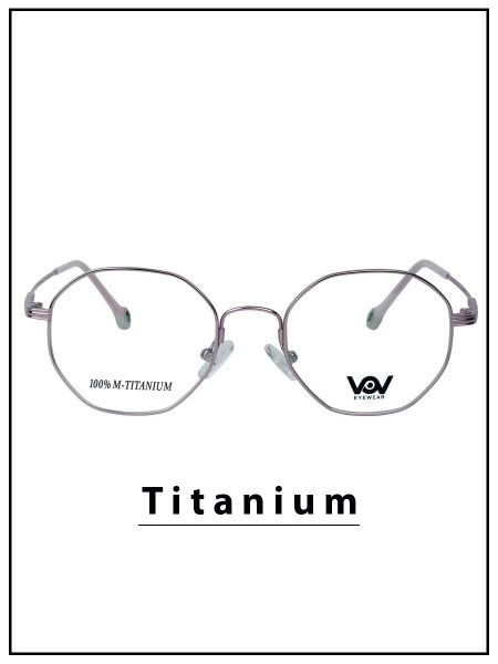 VOV K774 C5 Titanium Eyeglass Frames