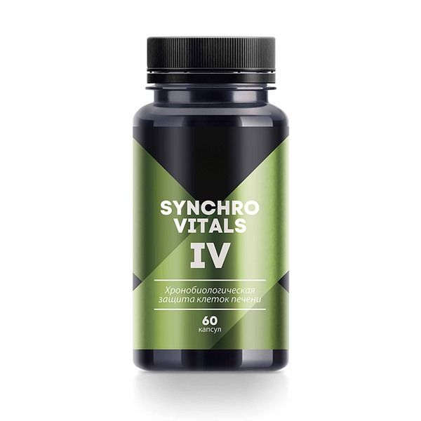 Chronobiological Liver Support: SyncroVital IV, 60 Capsules