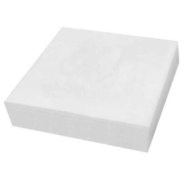 MAXCHARM Classic White Spunlace Wipes (20x20cm, 35gsm), 100 Count