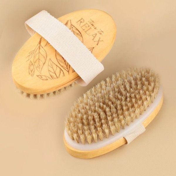 Dry Brush Massage Body Brush: Time to Relax