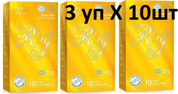 R&J ULTRA THIN Natural Latex Condoms (30 Count)
