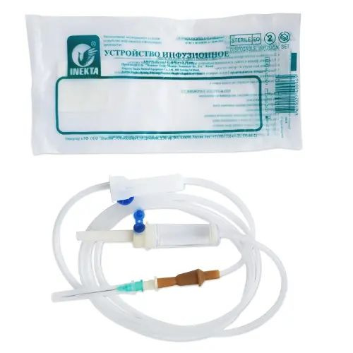 Single-Use Infusion Set with 21G Needle (0.80x38mm) - INEKTA, 5 Pack