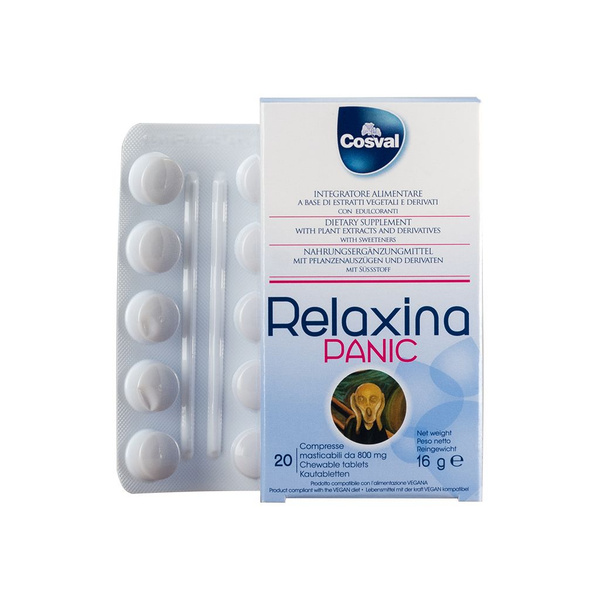 Relaxina Panic Relief Chewable Tablets (800mg)