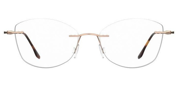 Gold Titanium Butterfly Eyeglass Frames for Women - 7th Street 7A 580 DDB