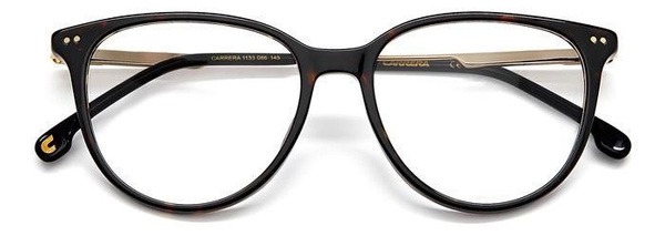 Carrera 1133 086 Brown Cat Eye Acetate Women's Glasses Frames
