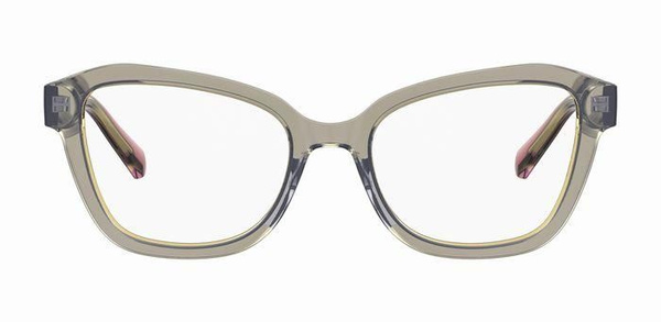 Moschino Love MOL606/TN 35J Grey Cat Eye Sunglasses - Women's Cellulose Frame
