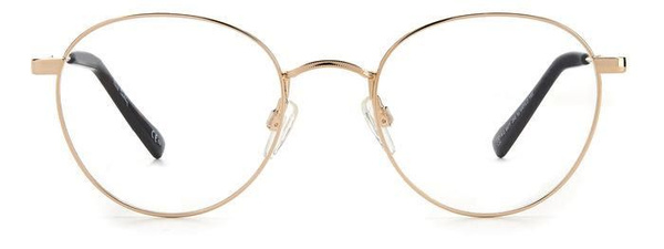 Pierre Cardin P.C. 6877 J5G Gold Round Metal Eyeglass Frames (Men's & Women's)