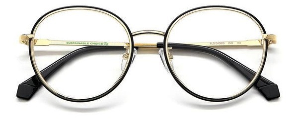 Polaroid PLD D438/G 2M2 Gold Round Metal Women's Eyeglass Frames
