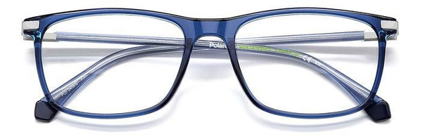 Polaroid PLD D458/G PJP Blue Square Plastic Men's Eyeglass Frames