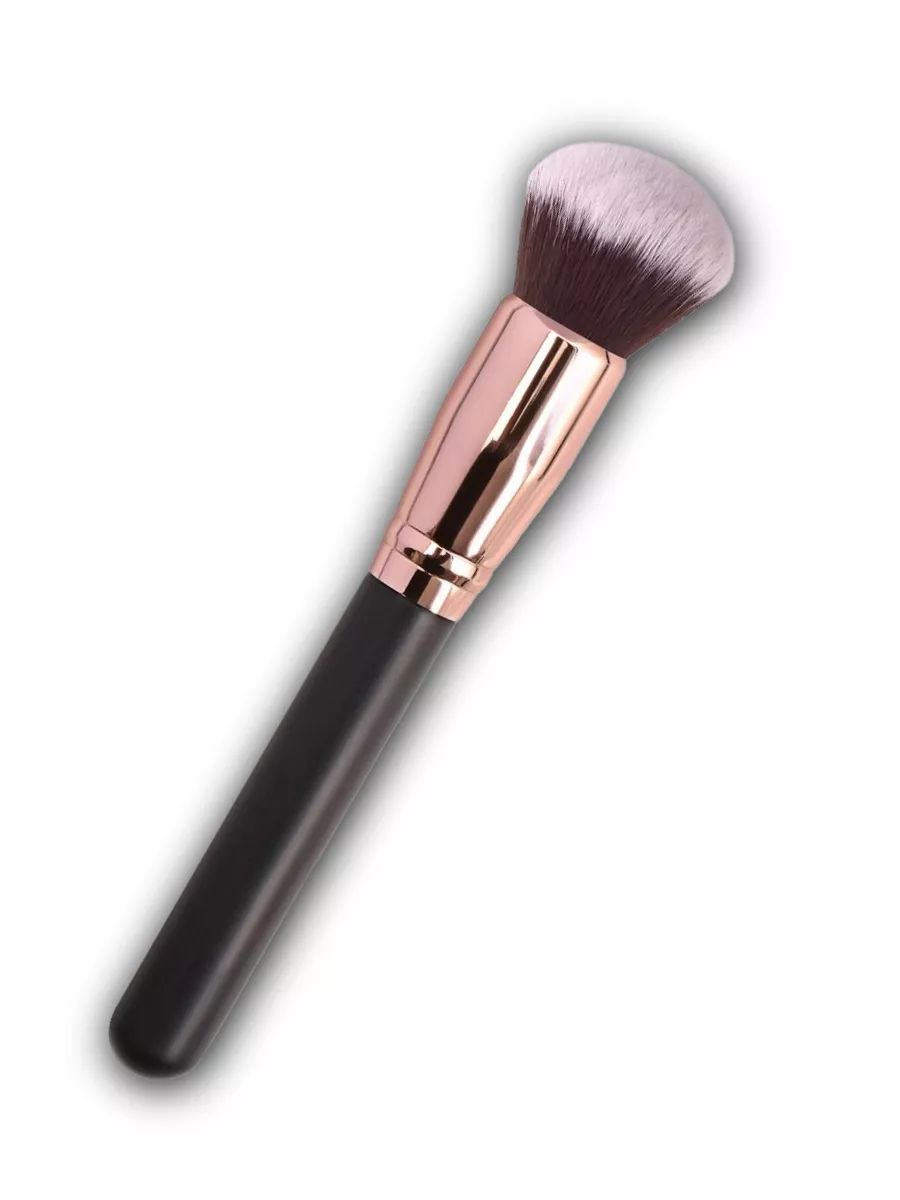 Cosmetic Kabuki Powder Brush Gold