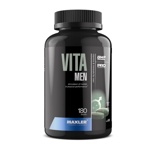 Maxler VitaMen: Men's Multivitamin - 180 Capsules