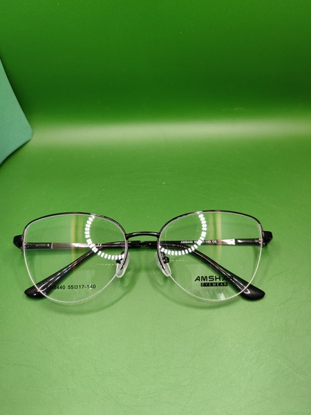 Amshar Cat Eye Semi-Rimless Women's Eyeglass Frames