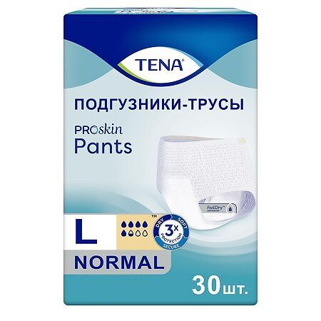 TENA Pants Normal Large Absorbency Underwear (L)